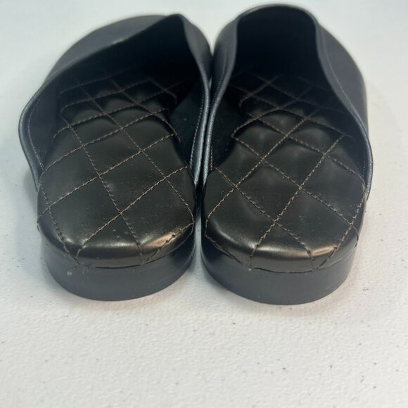 Victoria's Secret Slip On Flat Navy Blue Loafers Size Medium NIB House Shoes - Picture 7 of 10